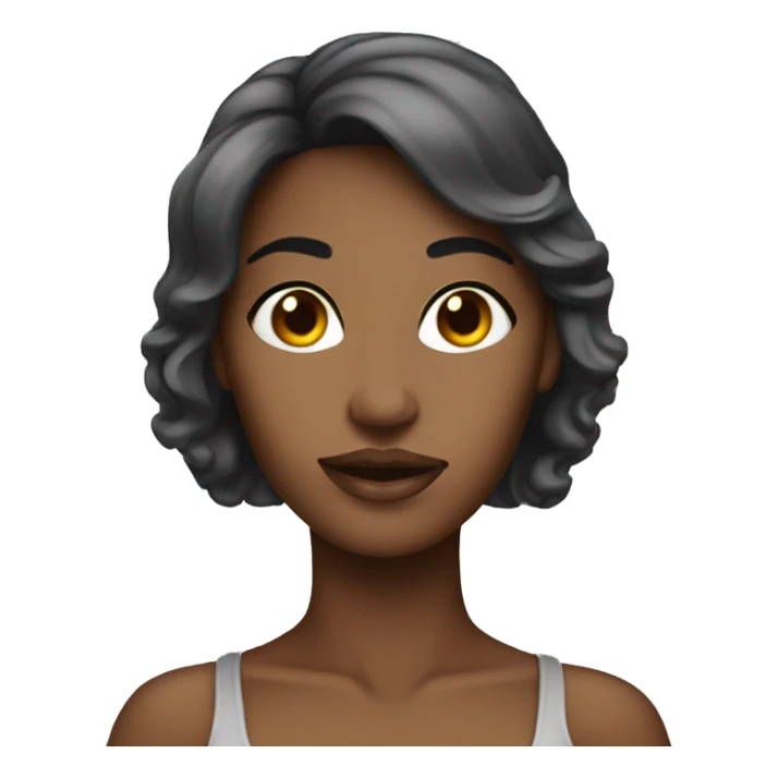 Attractive woman black angel sticker