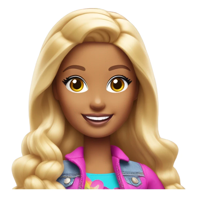 barbie smiling  sticker