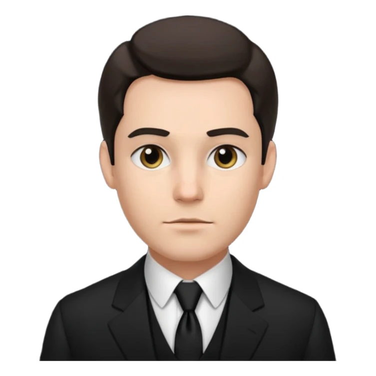 1800's american male sticker