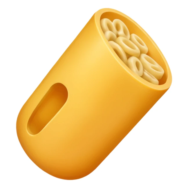 one piece of elbow macaroni sticker