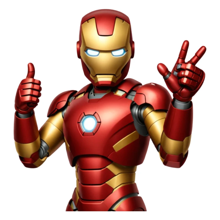 iron man thumbs up animated sticker