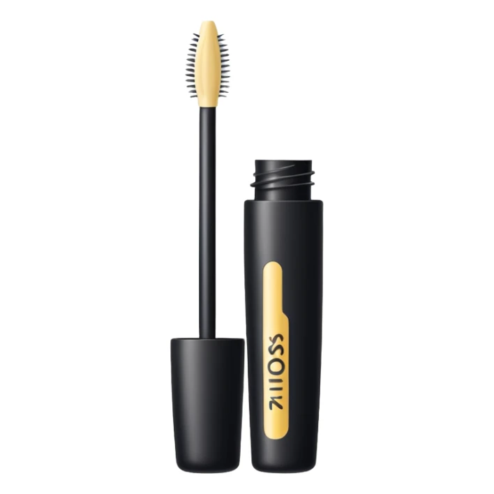 Rímel frasco fechado off white cozy sticker