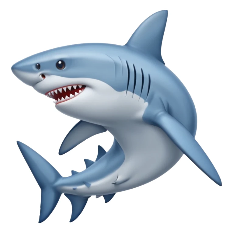 Tralalero tralala shark with blue shoes with feet sticker