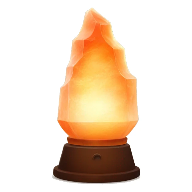 Himalaya’s salt lamp with warm light  sticker