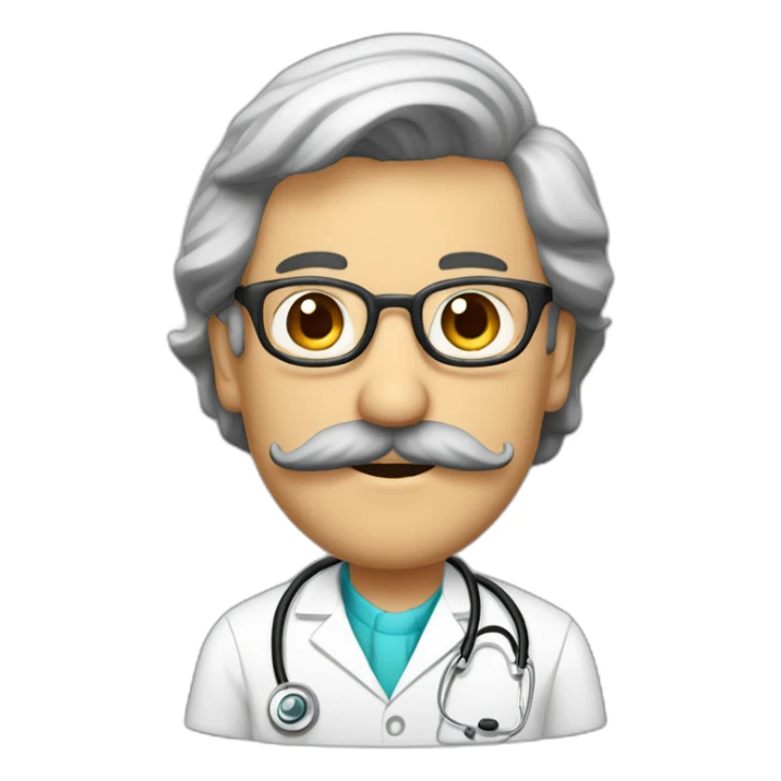 doctorant italo maroccain avec moustachce sticker