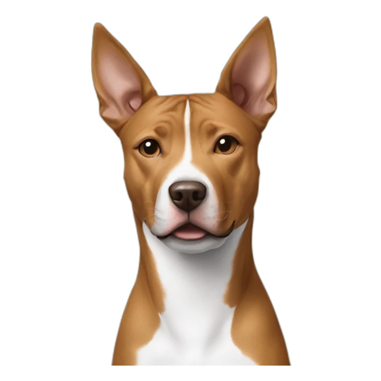 / iced coffee / / dog// basenji part pitbull sticker