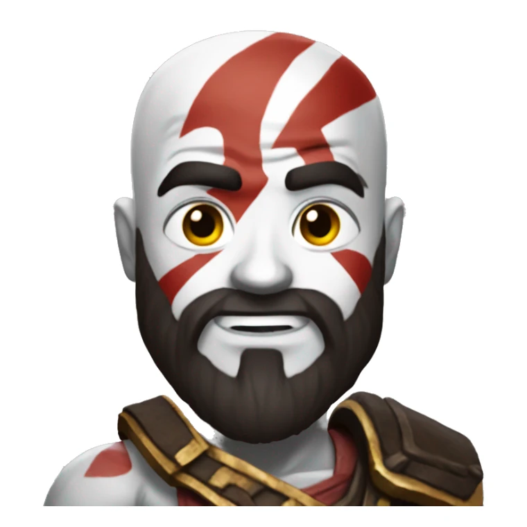 kratos god of war sticker