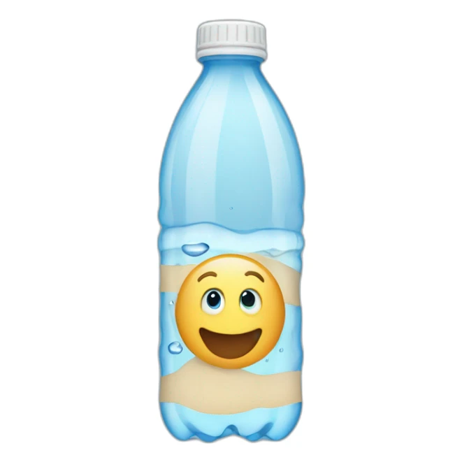Bottle of water twemoji sticker