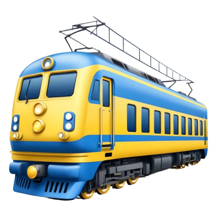 Passenger Train - New Intercity Fleet (Mariyung) (Model Year: 2023) (Iconic Colour: Blue and yellow) sticker