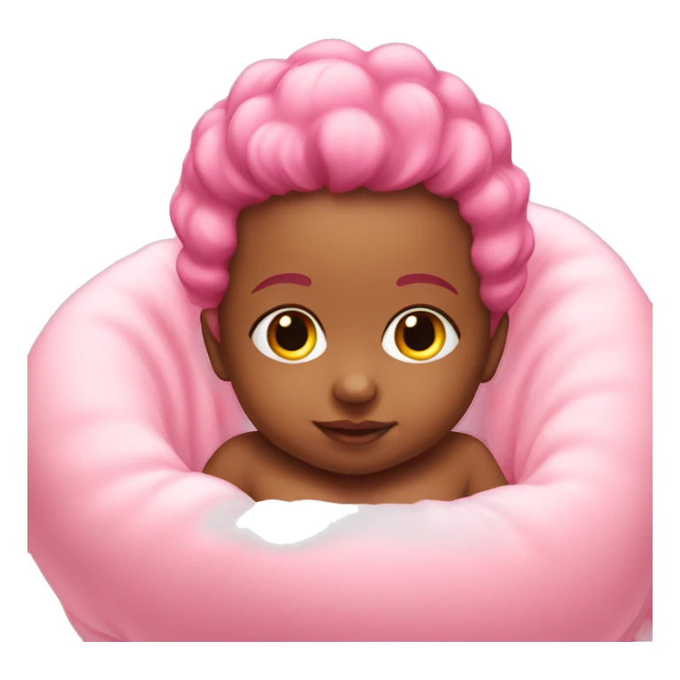 Heart pink baby sticker