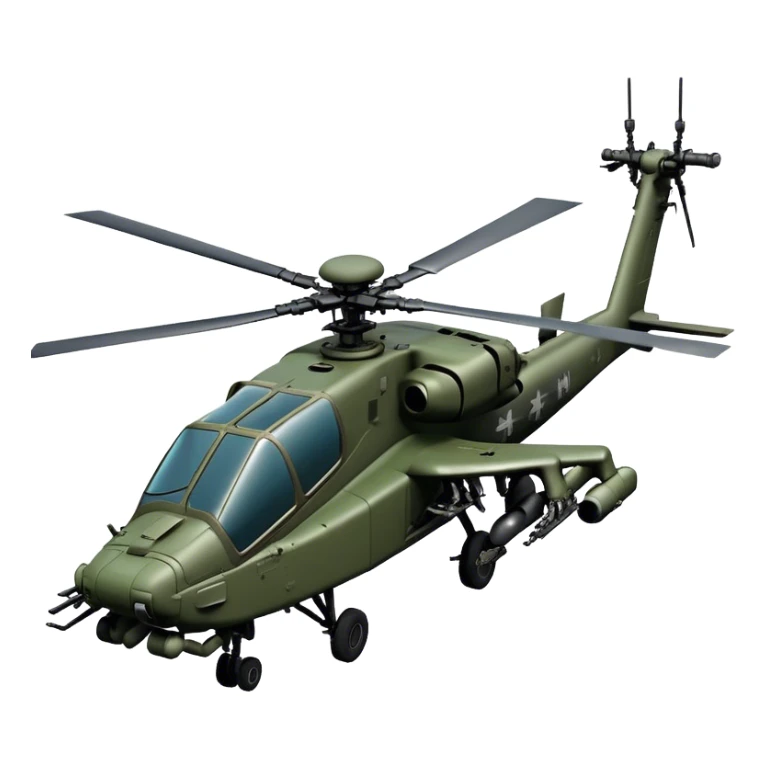 AH-64E Apache - Boeing (Model Year: 2021) (Iconic army green) sticker