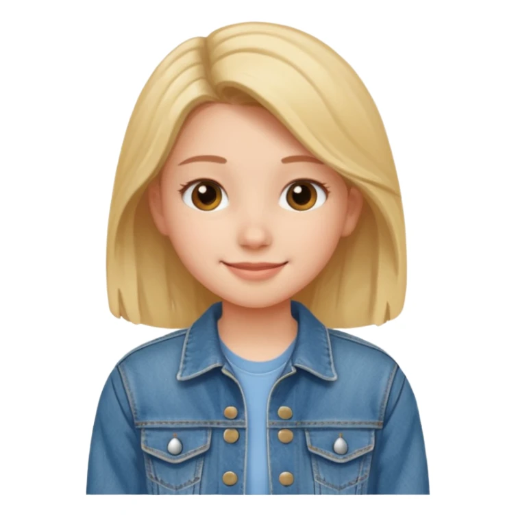 Tête jolie femme ado Real  sticker