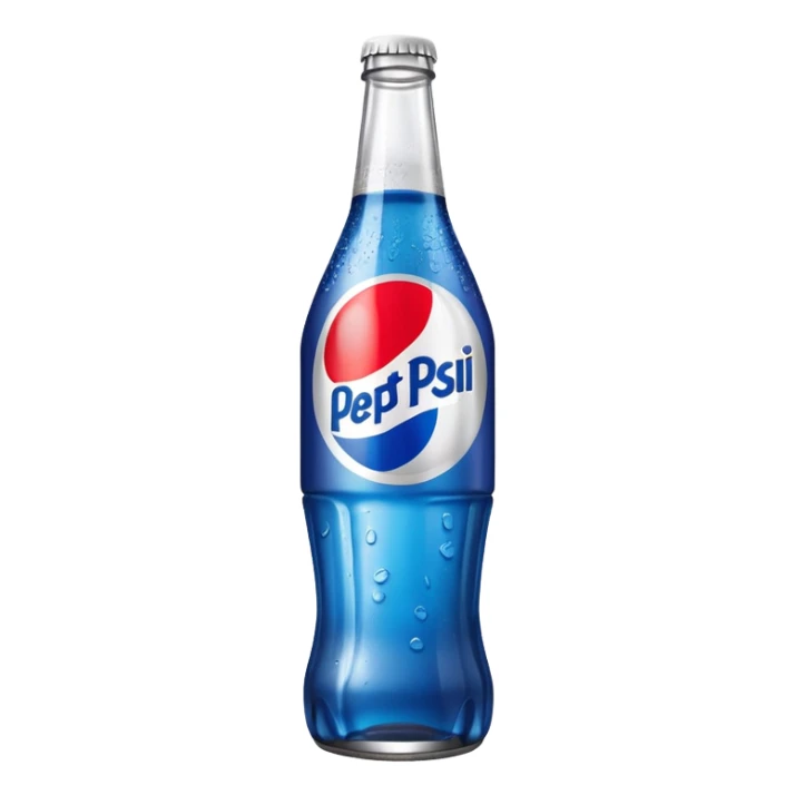 bottle of diet pepsi with grey label sticker