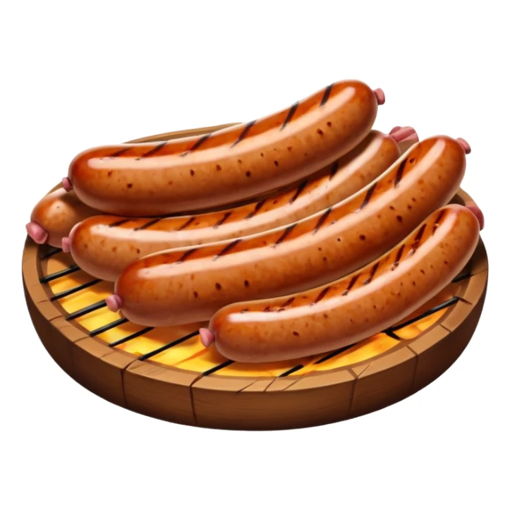 sausages cutted in litte slices sticker