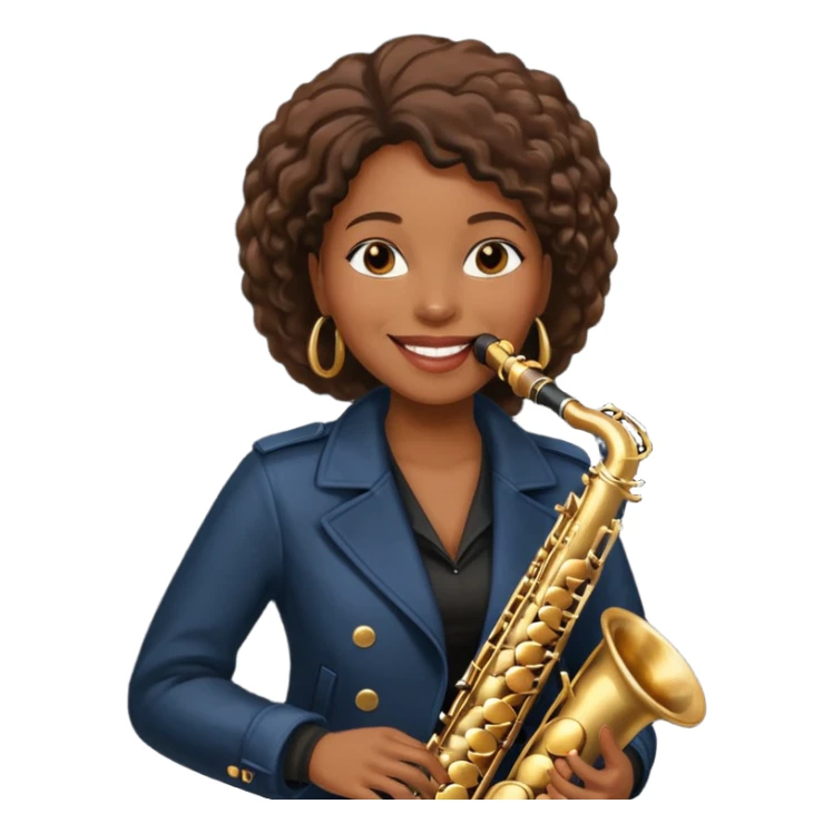 Street Music Performer black woman  sticker