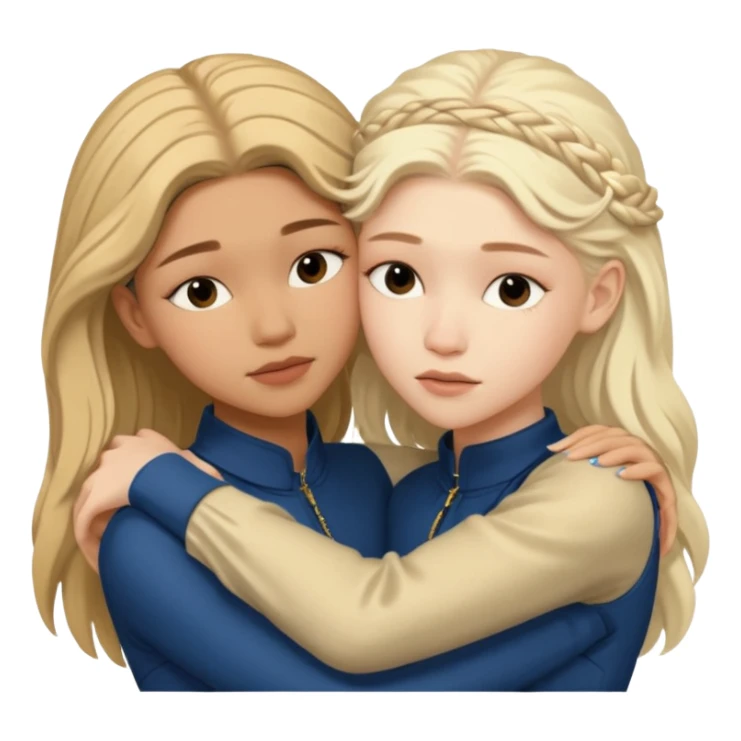 Zendaya and hunter Schafer as Rue and Jules from euphoria dating  sticker