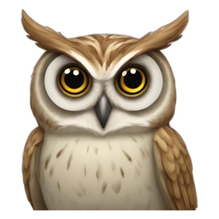 Hibou qui survole l’océ sticker