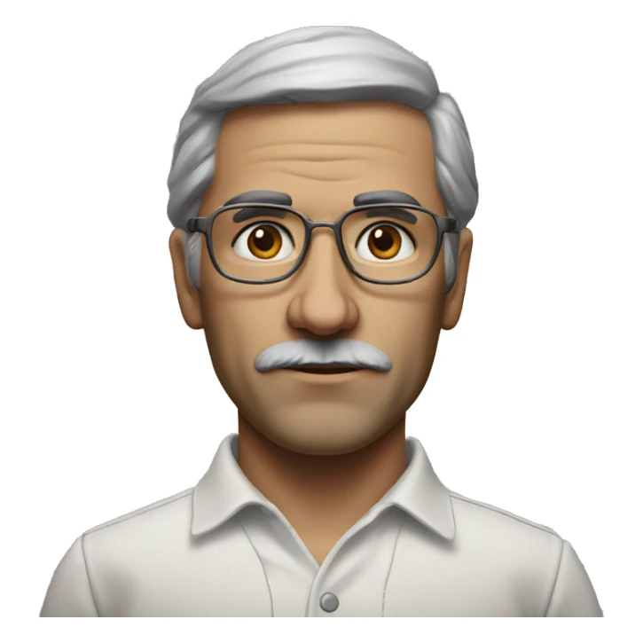 engenier 1970 photorealistic serious sticker