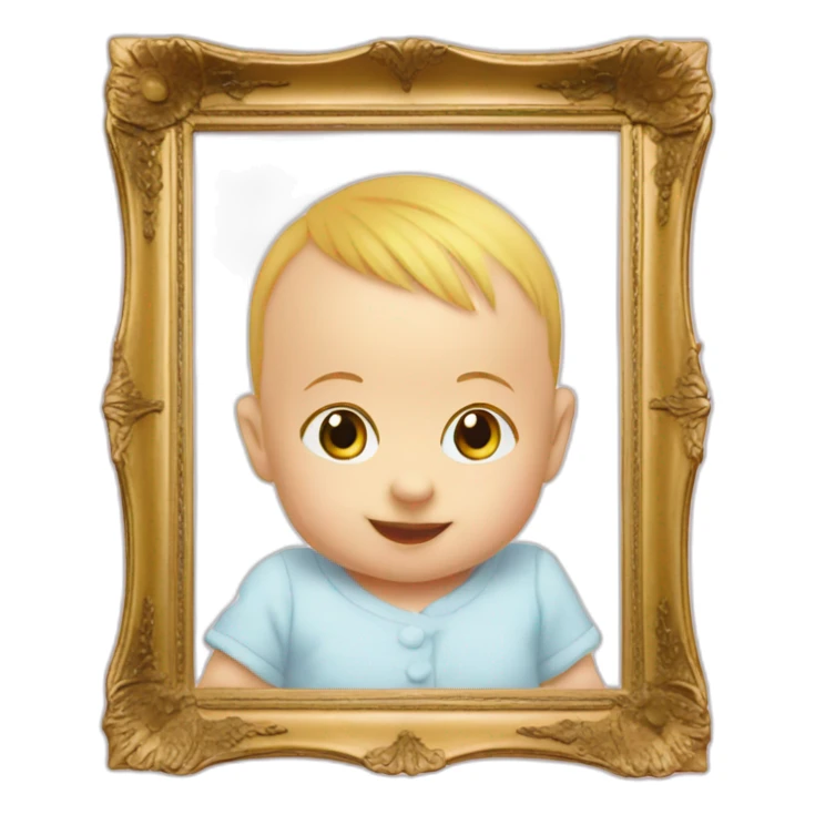 baby-photo-in-photoframe sticker