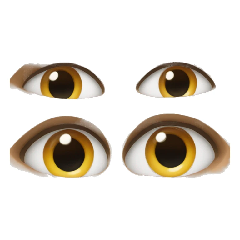 A pair of eyes looking loving sticker