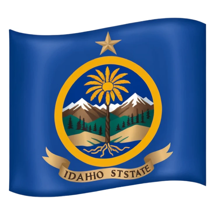 Emojis that resemble Boise Idaho  sticker