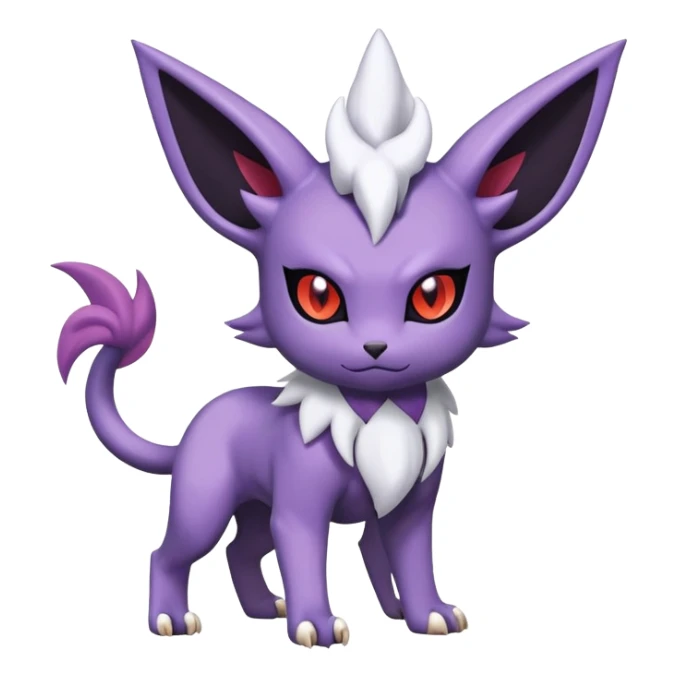 Litten-Absol-Noibat-Espeon-Hybrid (Full body) sticker
