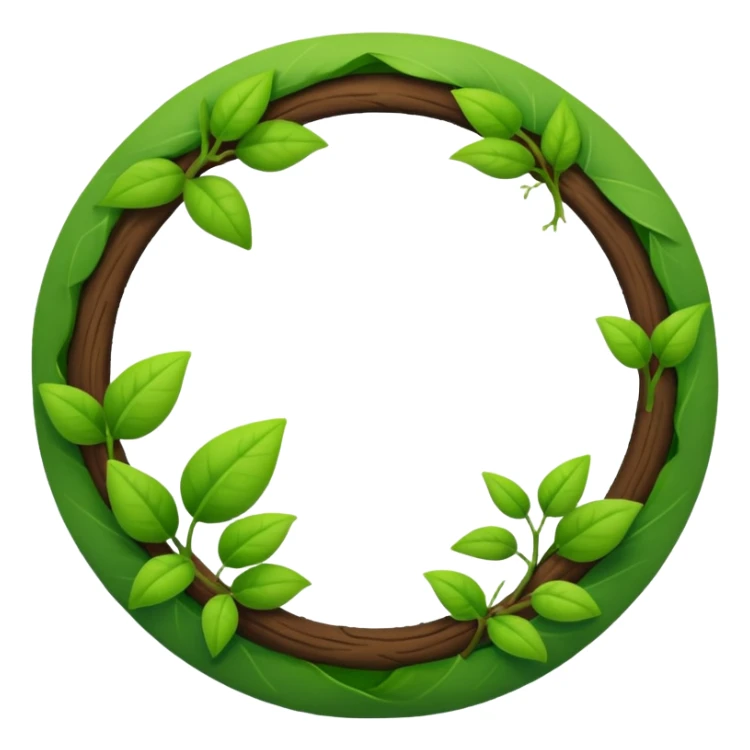 a regenerative visual with plants and cycle of growth and circles sticker