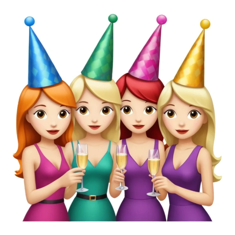 girls party in club sticker