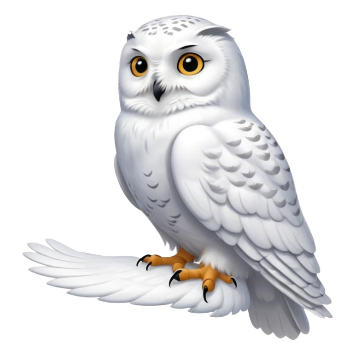 The snowy owl clicked her beak and fluttered down onto Harry’s arm. sticker