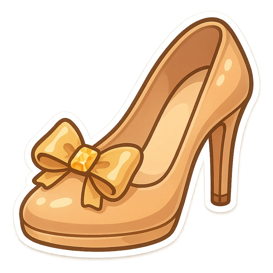 Luxury women’s shoes sticker