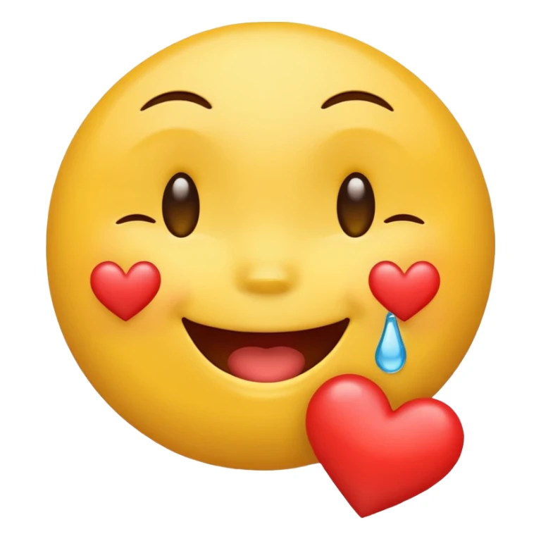 Create emoticons for me with a face in different emotions, these are supposed to be those yellow round faces that are on the keyboard. Something like that: 😂😘😍 sticker