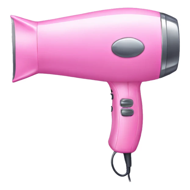 Pink hairdryer  sticker