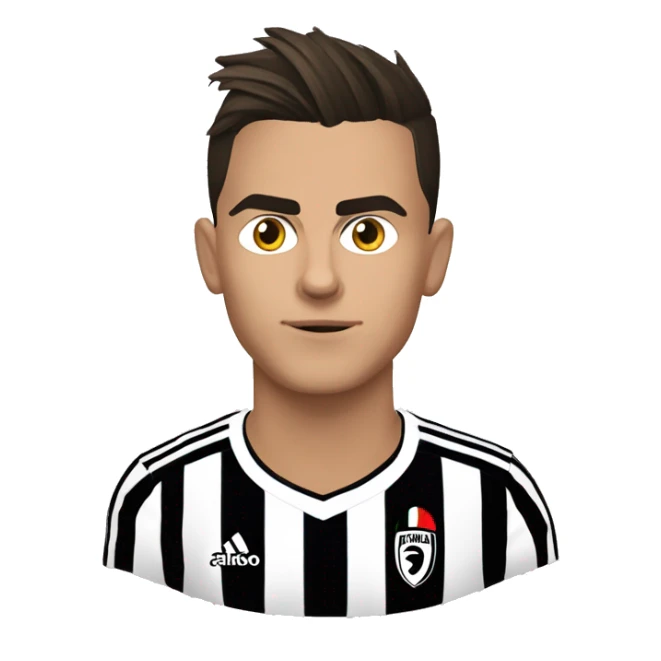 Esultanza di dybala con le sopracciglia in su sticker