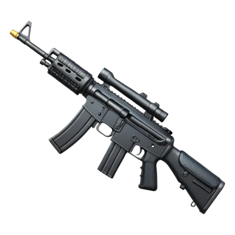 M16 service carbine rifle sticker