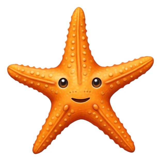A starfish without too many details sticker