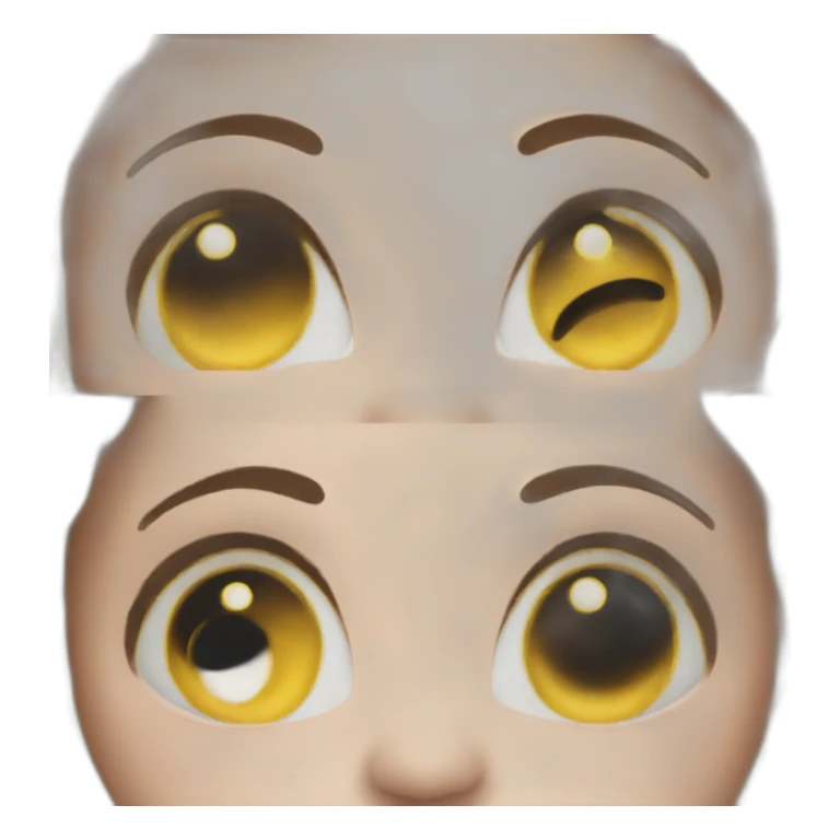 joy emoji but one eye is crying sticker