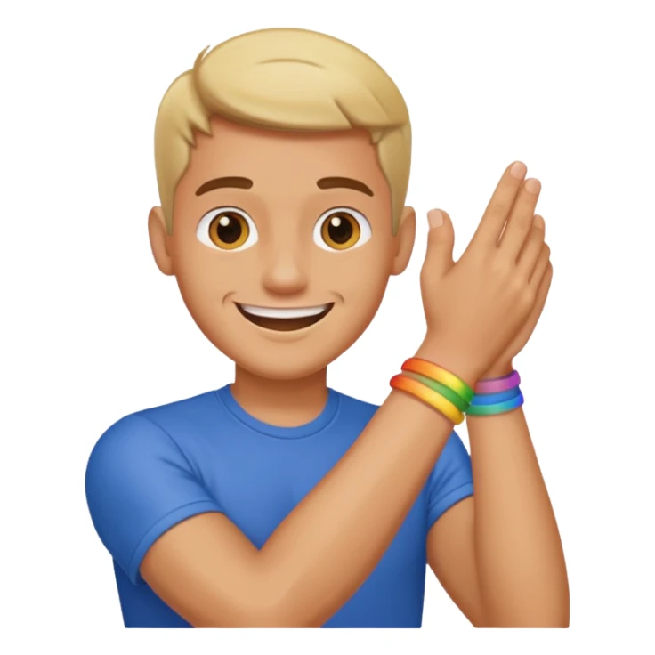 Gay man snapping his wrist like oh yeah girl sticker