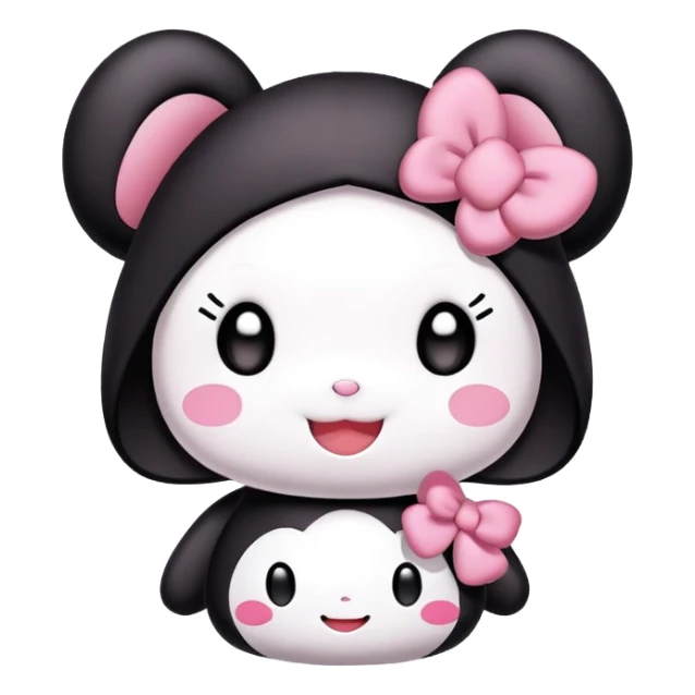 My melody with Kuromi sticker