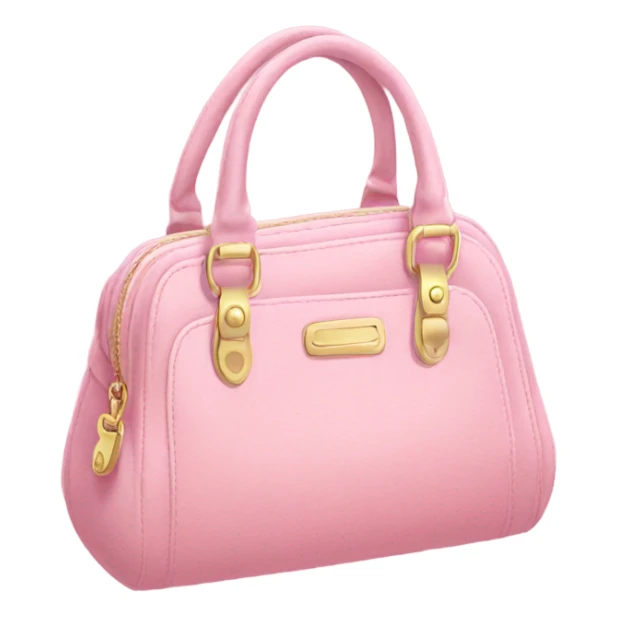 A baby pink purse sticker
