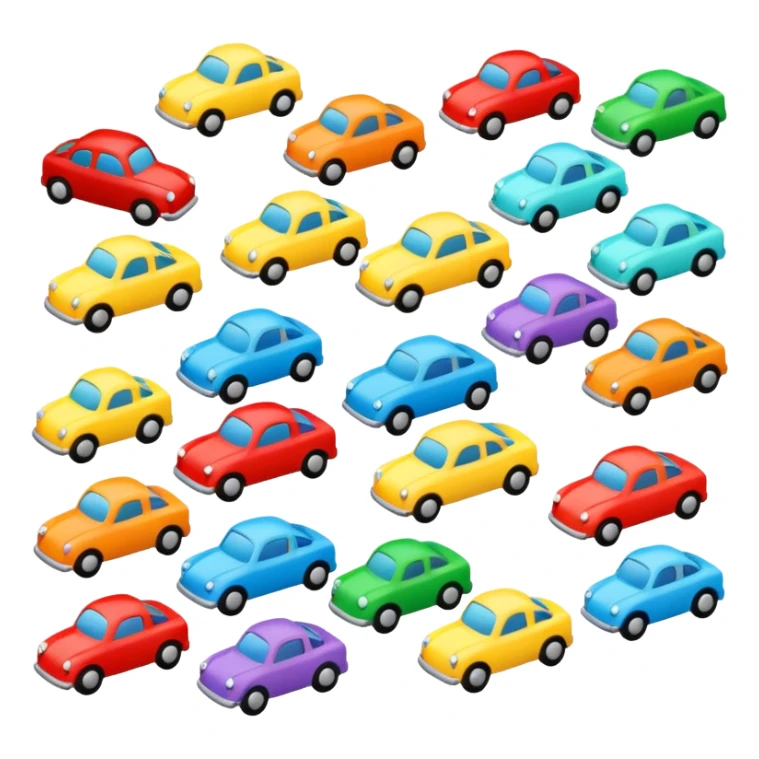 Create 207 car emoji for free sticker