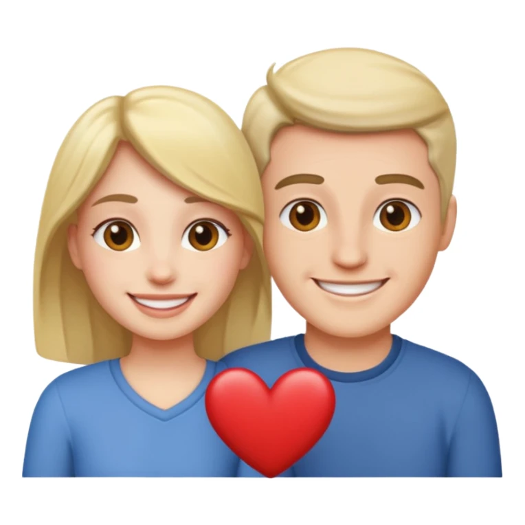 Una persona con otra enamorada sticker