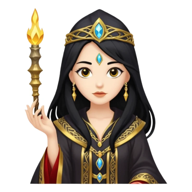 portrait of Elegant sorceress 




 sticker