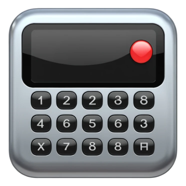 pin pad with a small black screen sticker