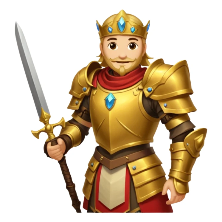 je voudrais des emoji sur le thème médiévale kaamelott chevalier dans un contexte d'un serveur discord dédié à league of legends sticker