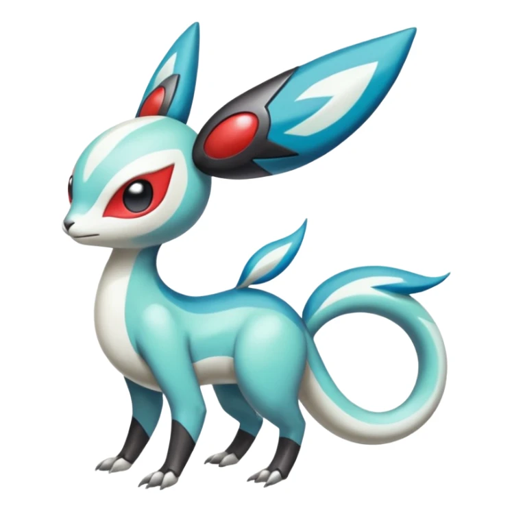Shiny Colorful Vernid-Trico-Meloetta-Latias-Koraidon-Peppercat-Protogen-Pokémon-Digimon-Fakémon-fusion-hybrid-creature sticker