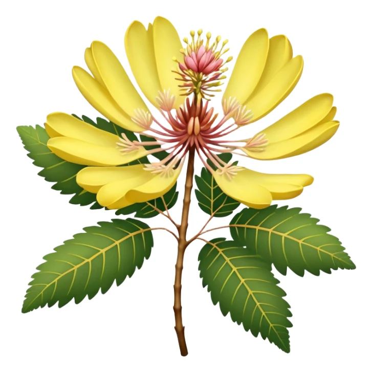 Albizia lebbeck flower sticker