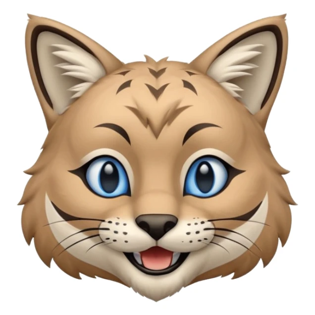 Georgia College and State University Bobcat mascot emoji copy and paste sticker
