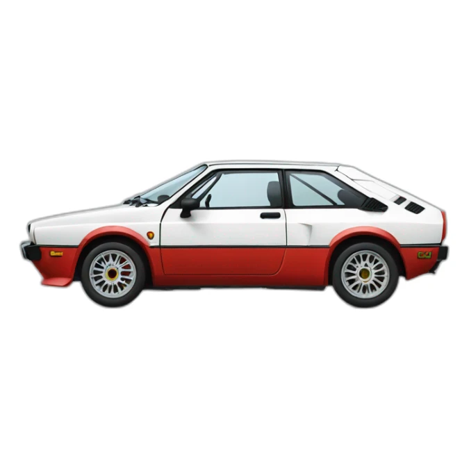 lancia delta s4 sticker