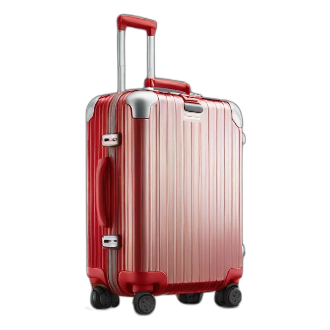 One Rimowa red Essential Cabin luggage sticker