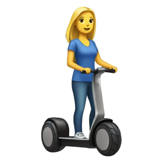 segway femme sticker